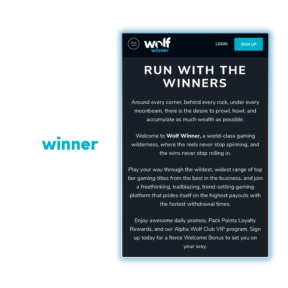 Learn more about the Wolf Winner team.