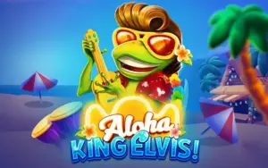 Win a big prize in the Aloha King Elvis game at Wolf Winner casino.