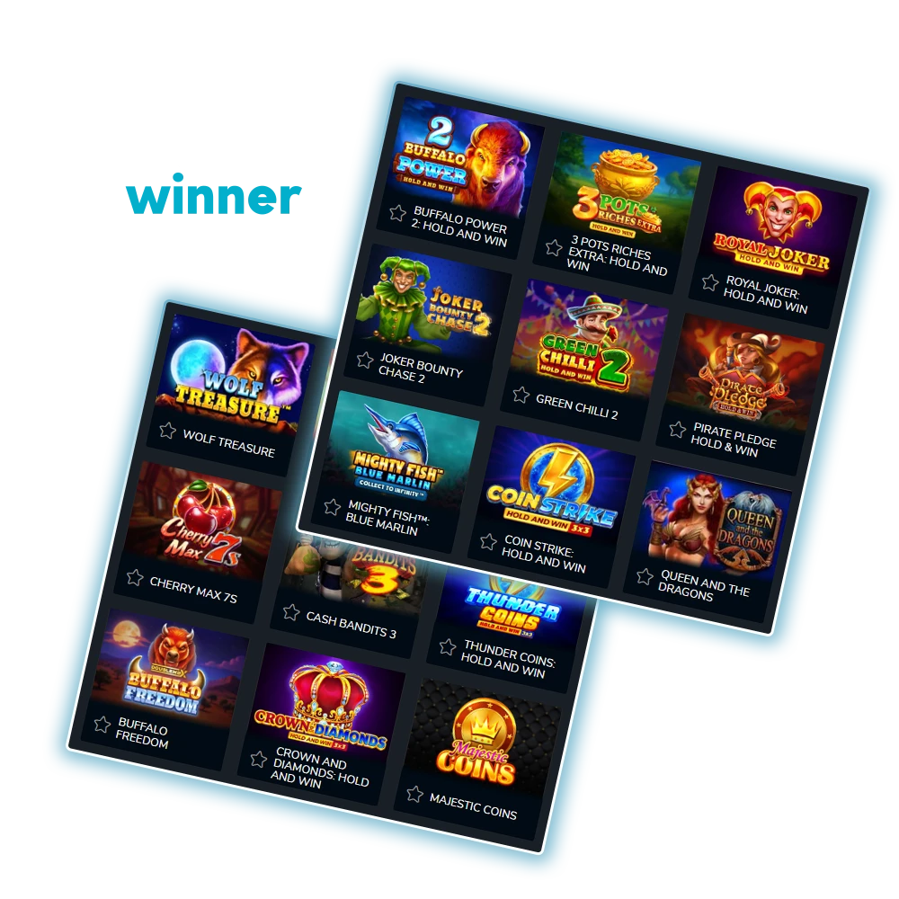 Check out the most popular games from Wolf Winner Casino.