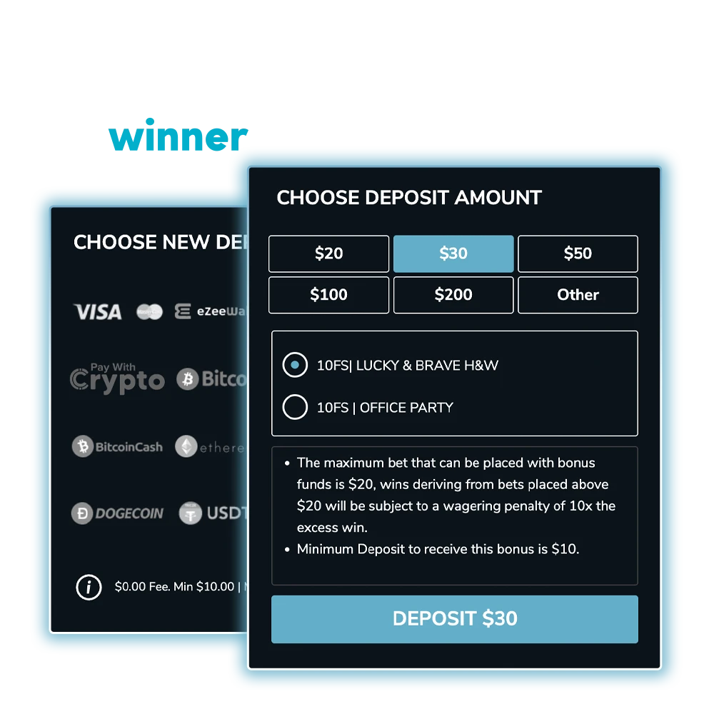 Learn how to make a quick and efficient deposit at Wolf Winner.