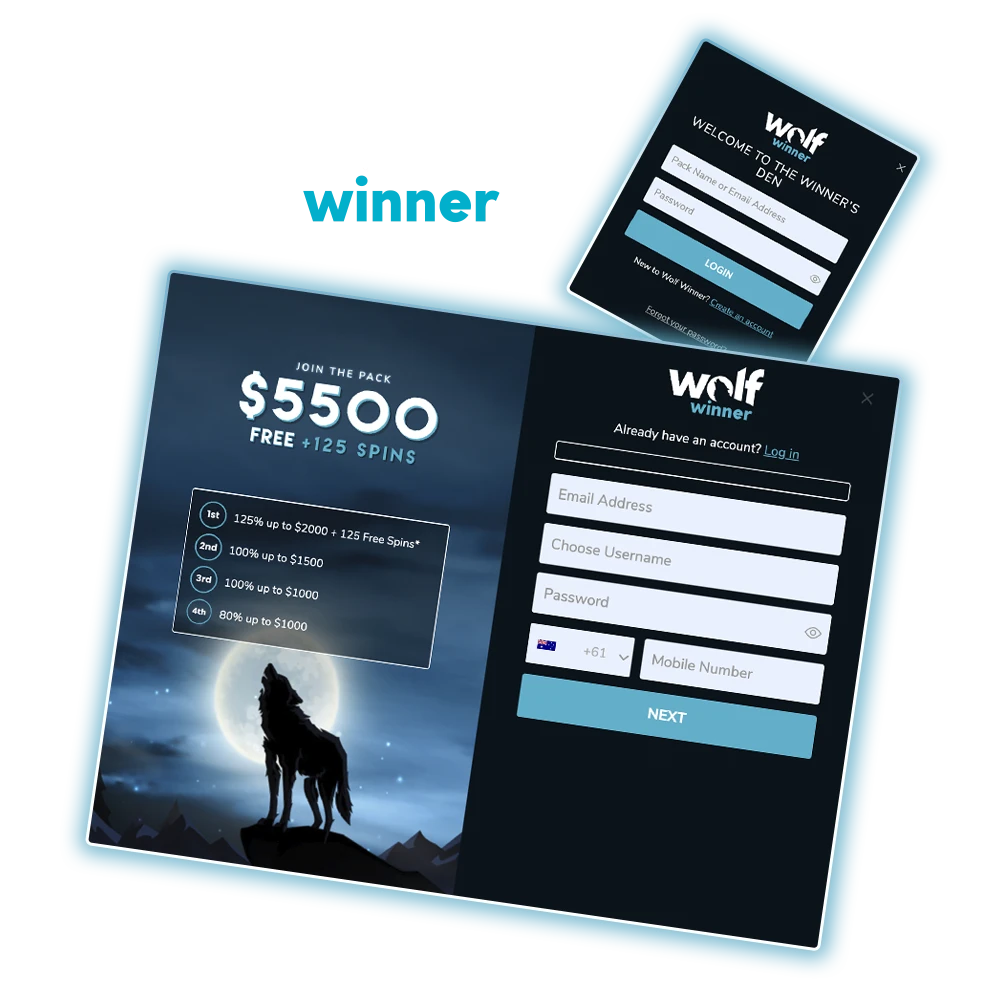 With registration at Wolf Winner Casino will be able to cope with the user of any level.
